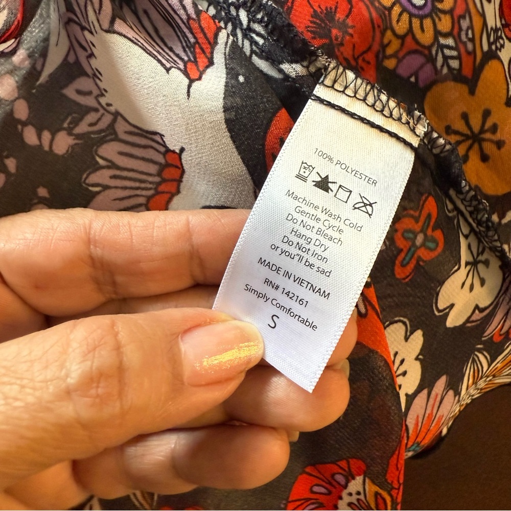LuLaRoe Kimono Floral Open Front, Small, UGC - Picture 8 of 9